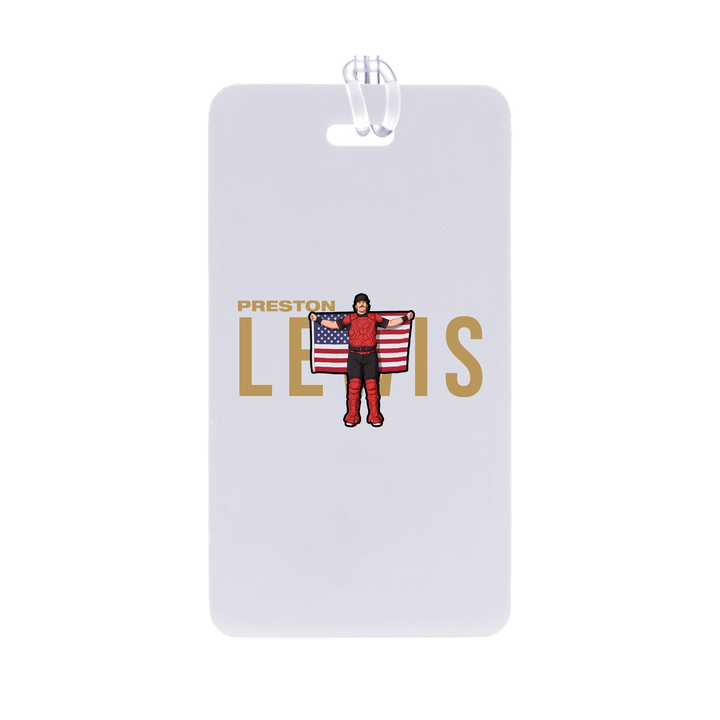 Bag Tag — Player Name in Classic