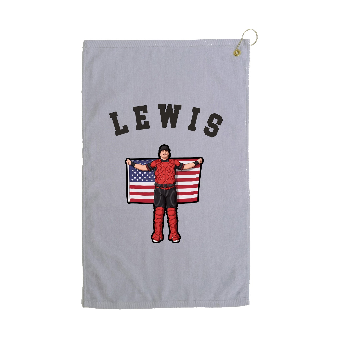 Golf Towel — Shirsey Arch in Grey