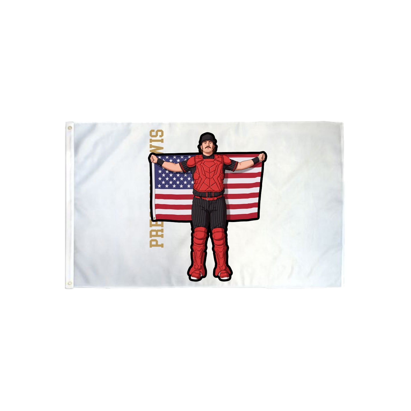 3x5 Flag — Name Vertical in Classic