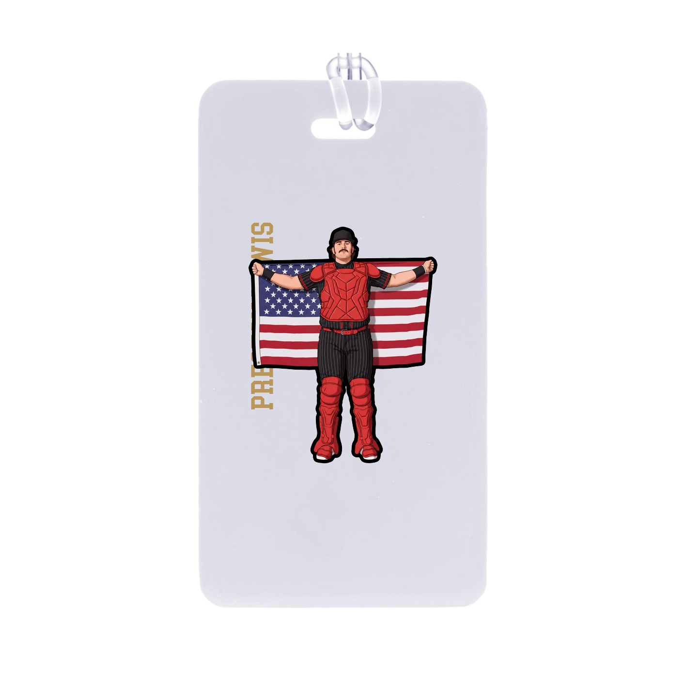 Bag Tag — Name Vertical in Classic
