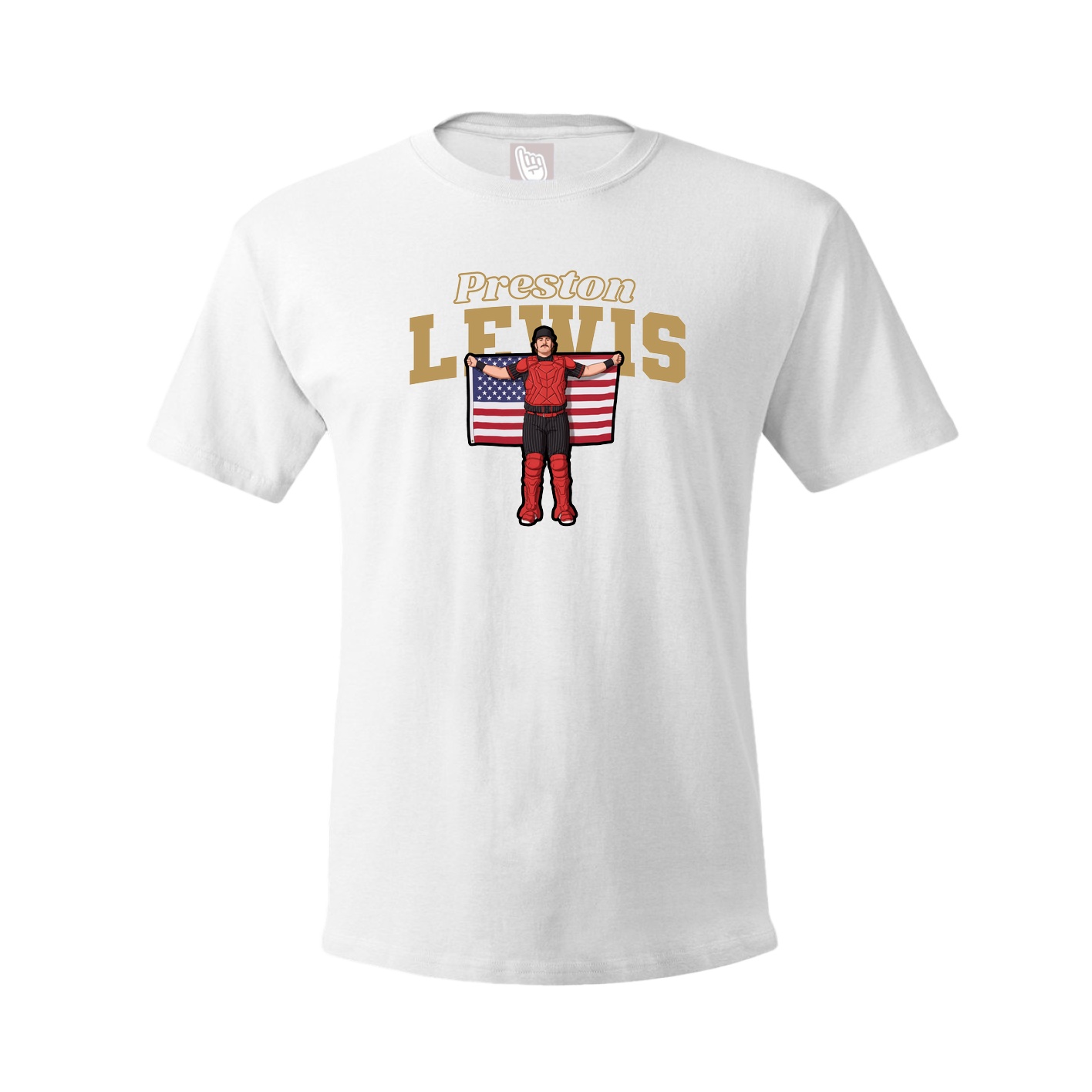 Tee — Name Arch in White