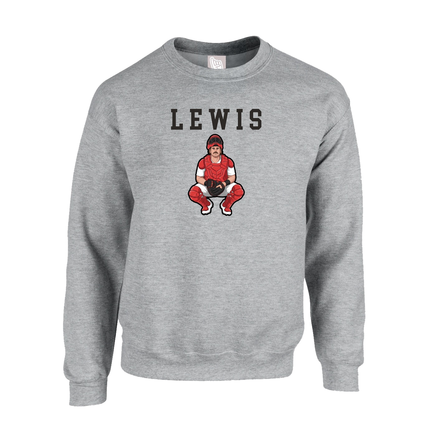 Fleece Crew — Shirsey in Grey