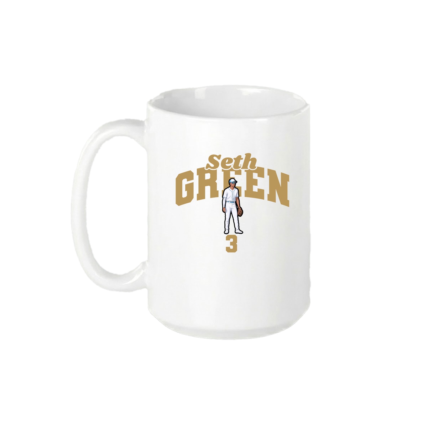 15oz Coffee Mug — Signature Arch in White