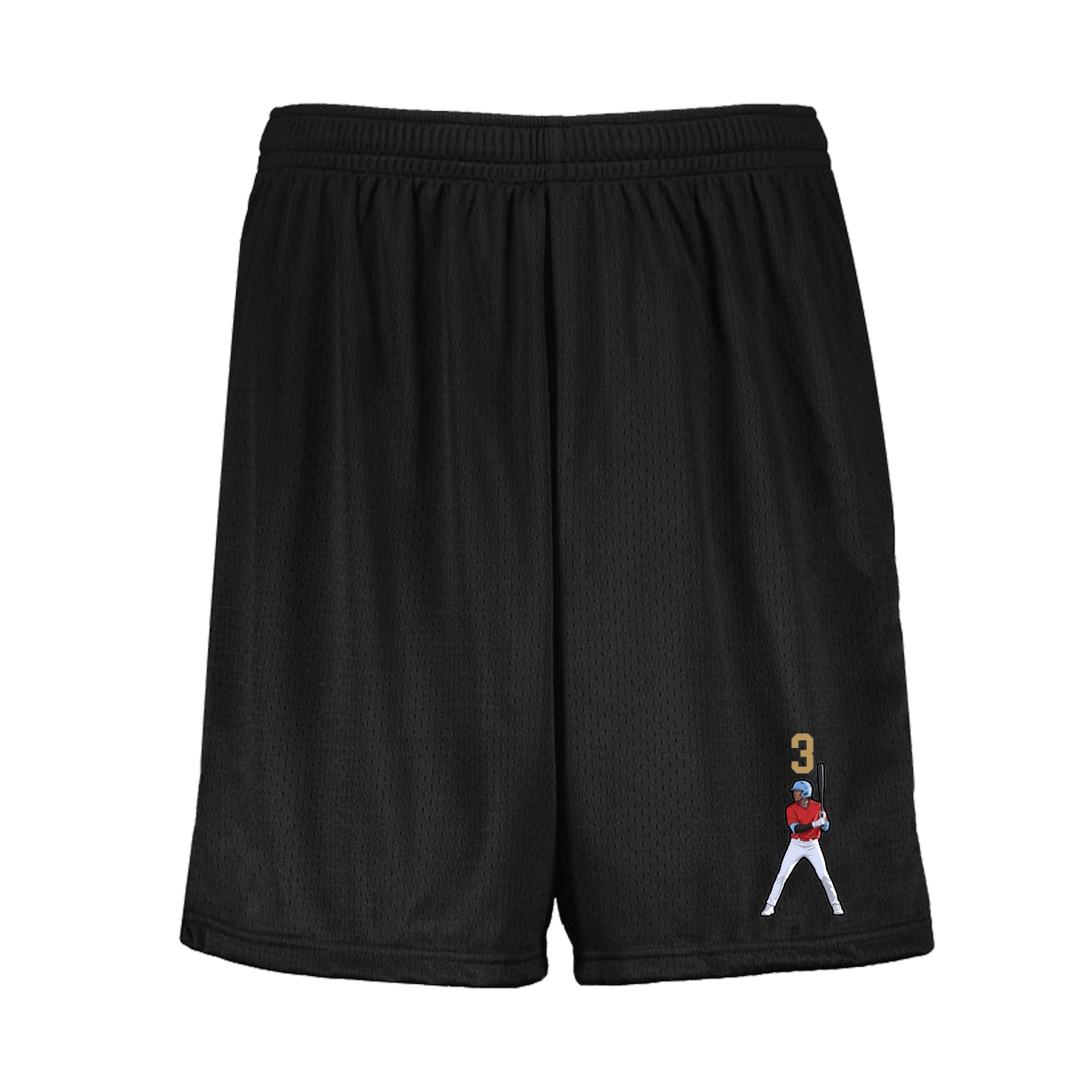 Shorts — Number Top in Black