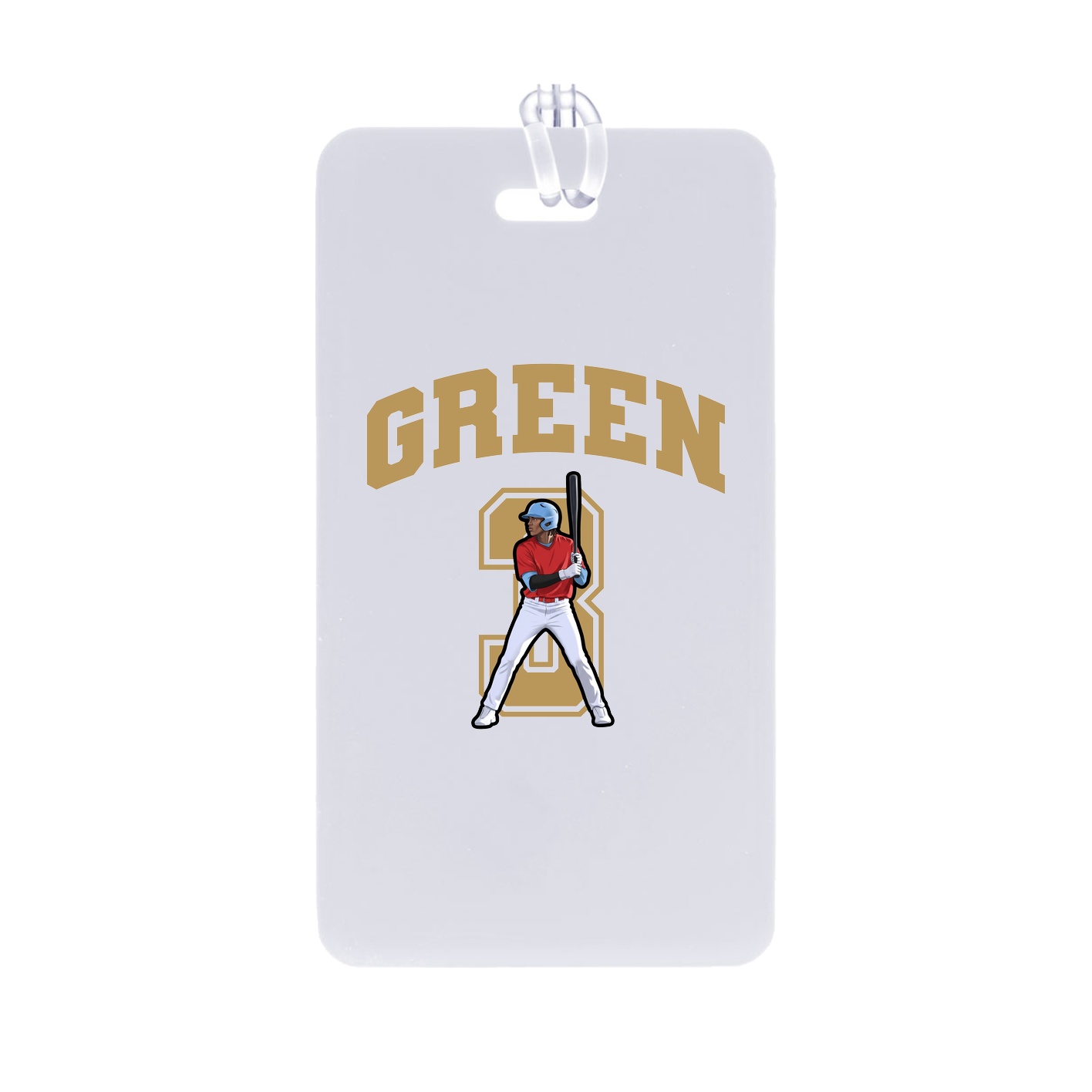 Bag Tag — Number in Classic