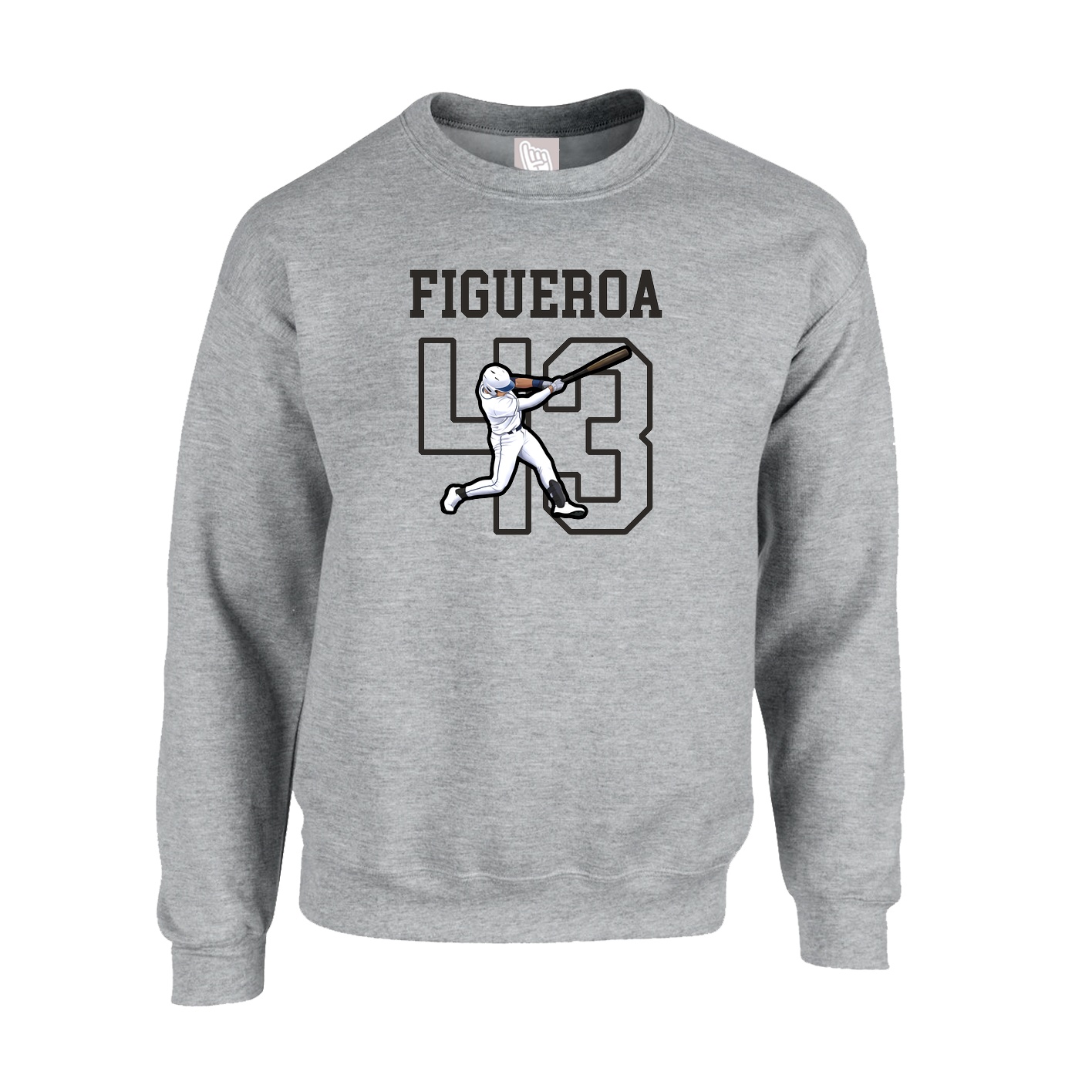 Fleece Crew — Shirsey in Grey