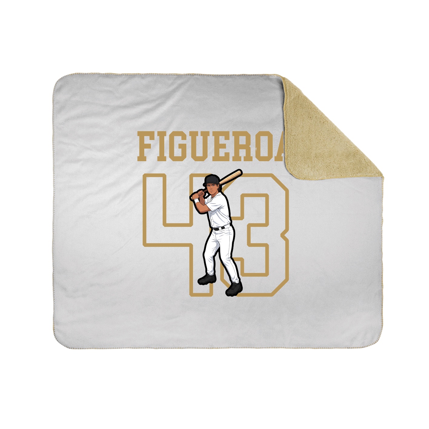 Throw Blanket — Shirsey in White