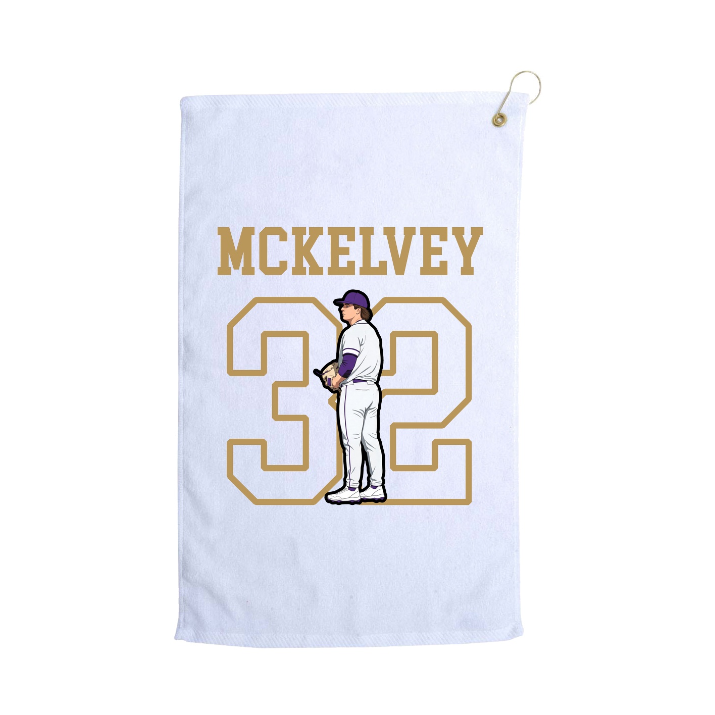 Golf Towel — Shirsey in White