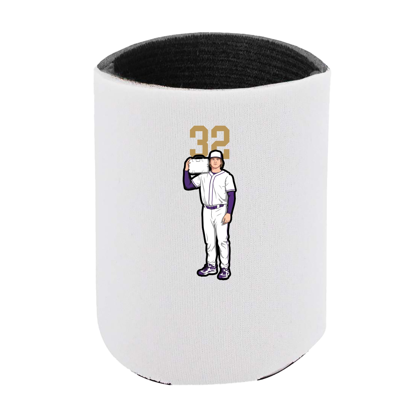Can Holder — Number Top in White