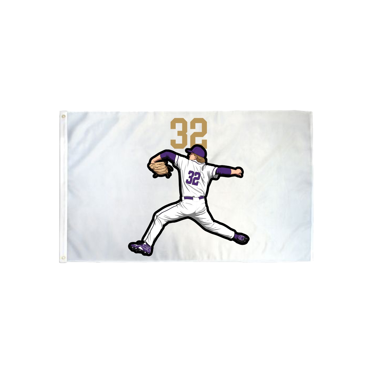 3x5 Flag — Number Top in Classic