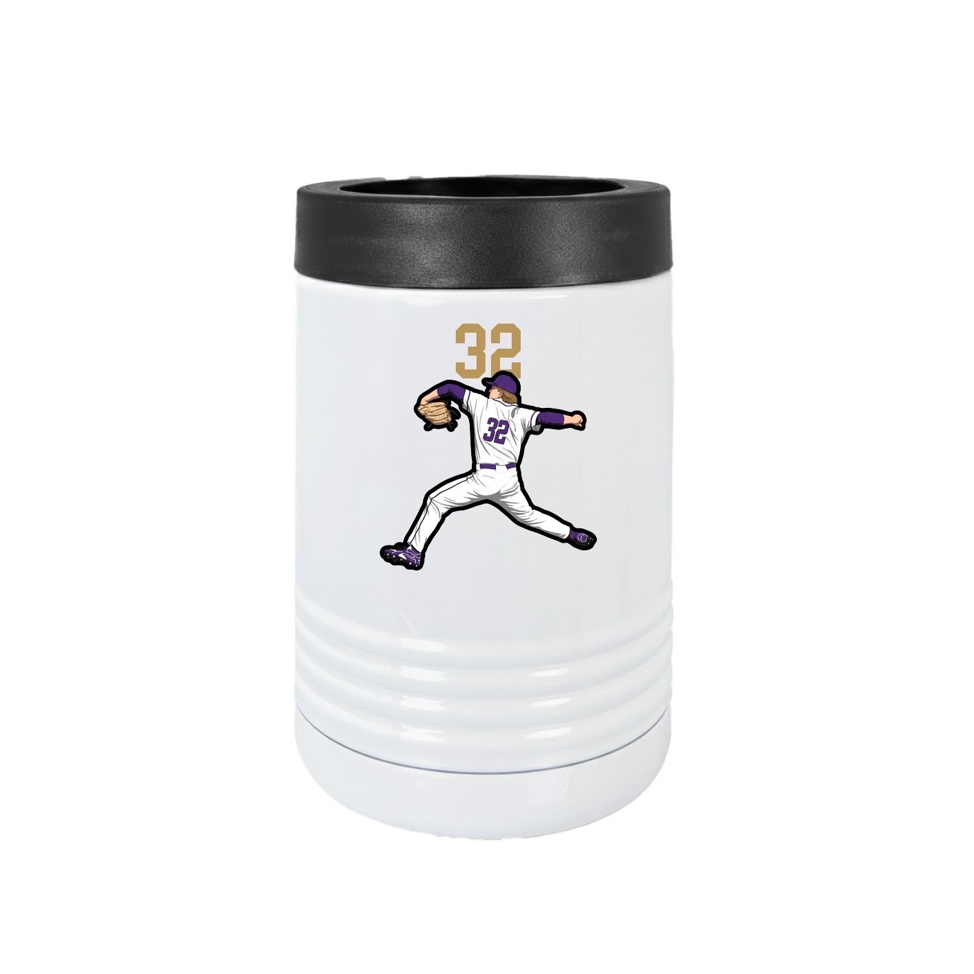 Beverage Holder — Number Top in White