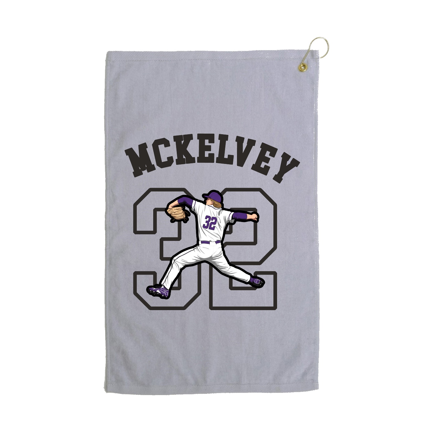 Golf Towel — Shirsey Arch in Grey