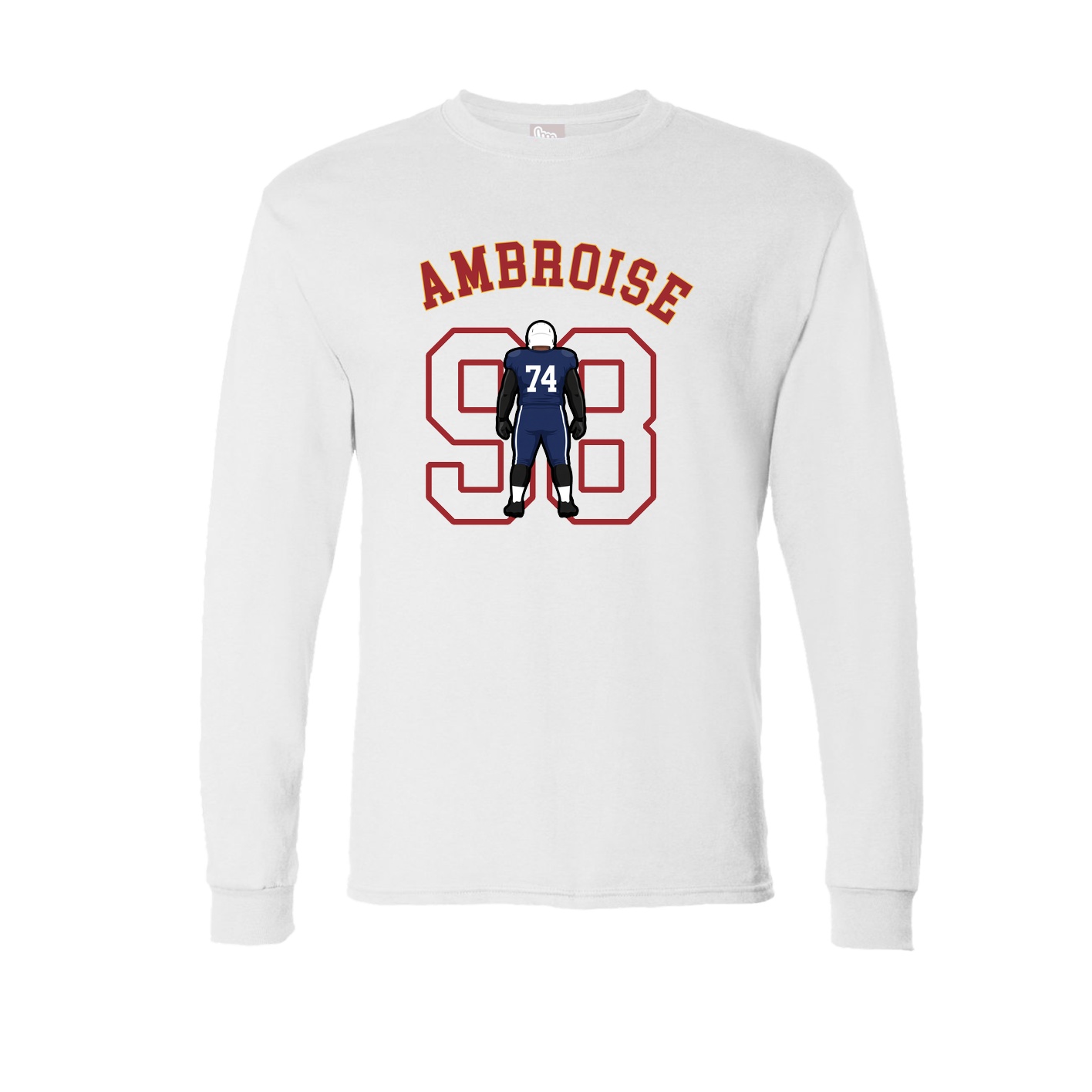 Long Sleeve Tee — Shirsey Arch in White