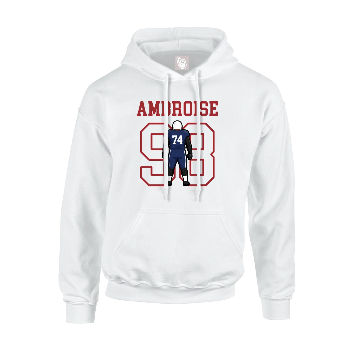 Youth Hoodie — Shirsey in White