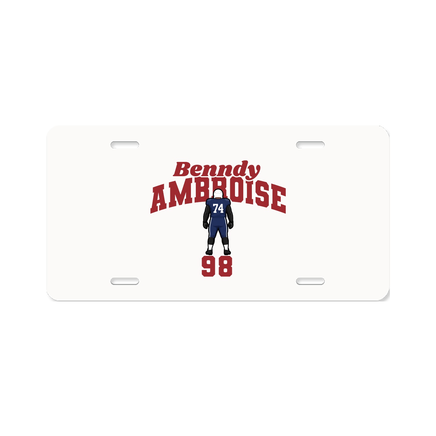 License Plate — Signature Arch in Classic