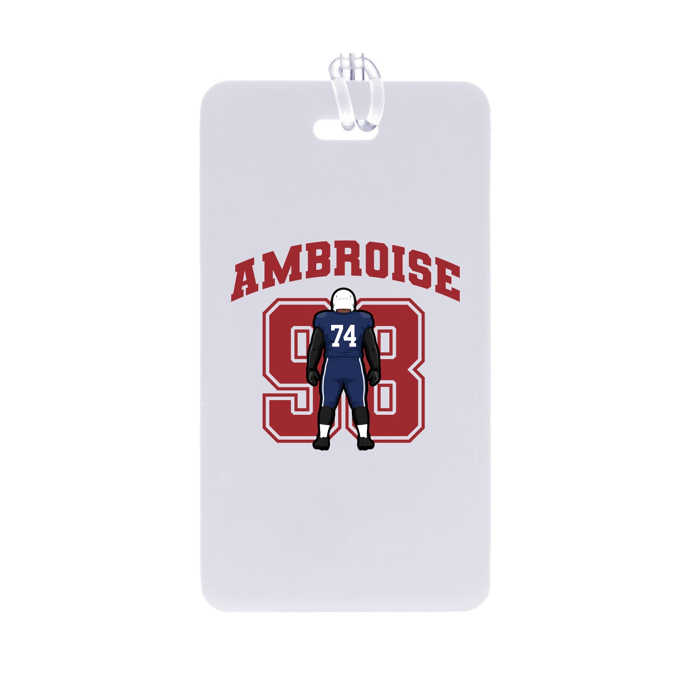 Bag Tag — Number in Classic