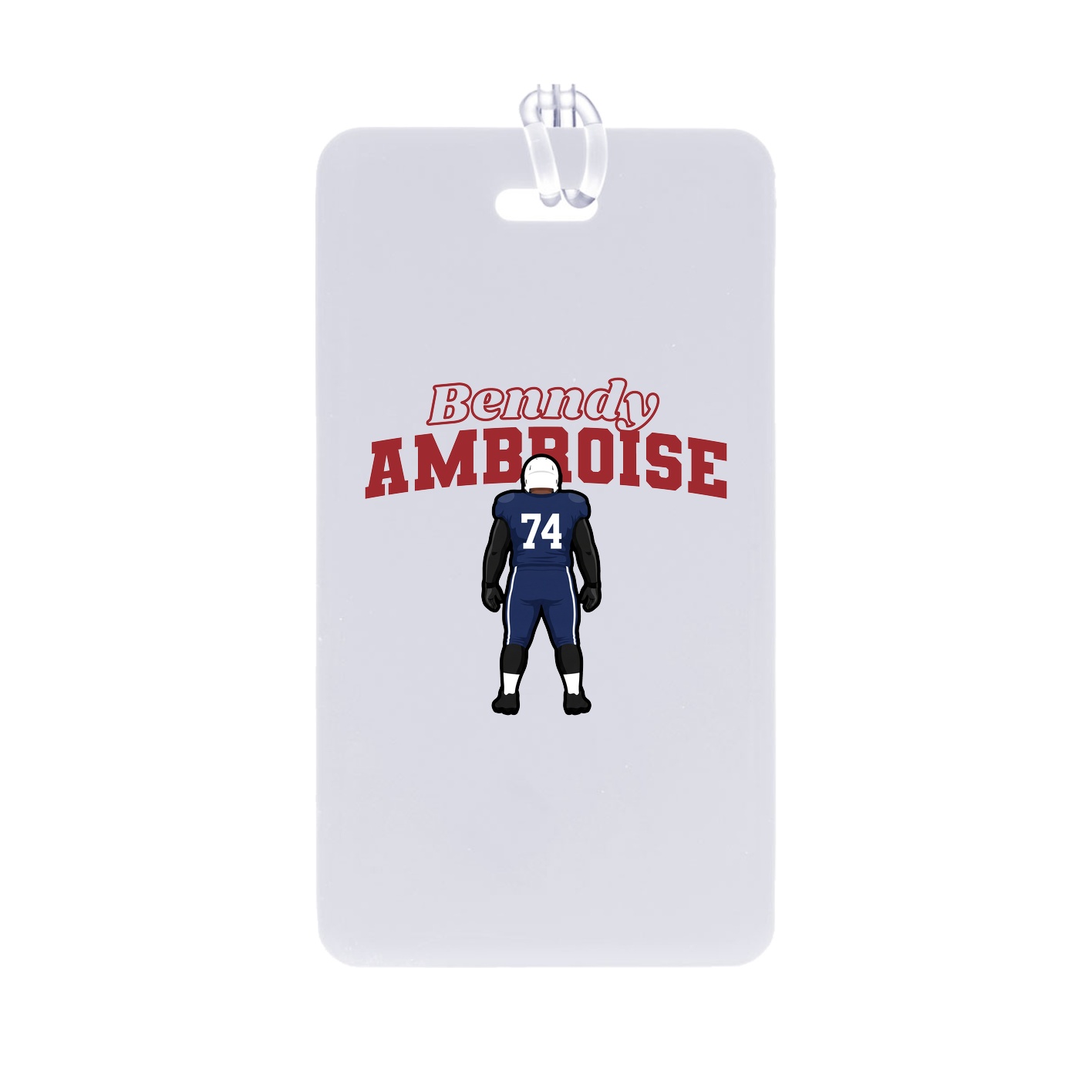 Bag Tag — Name Arch in Classic