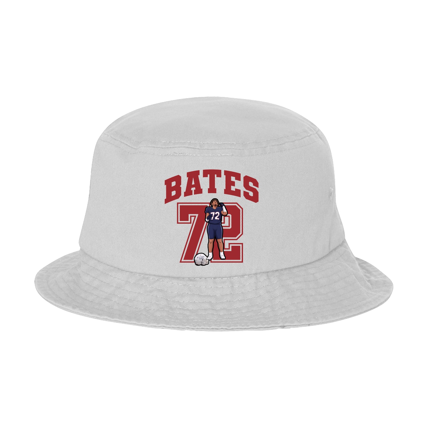 Bucket Cap — Number in White