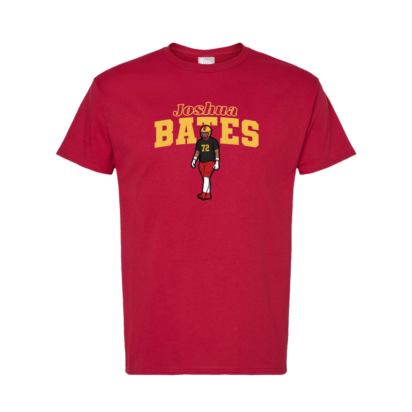 Tee — Name Arch in Crimson