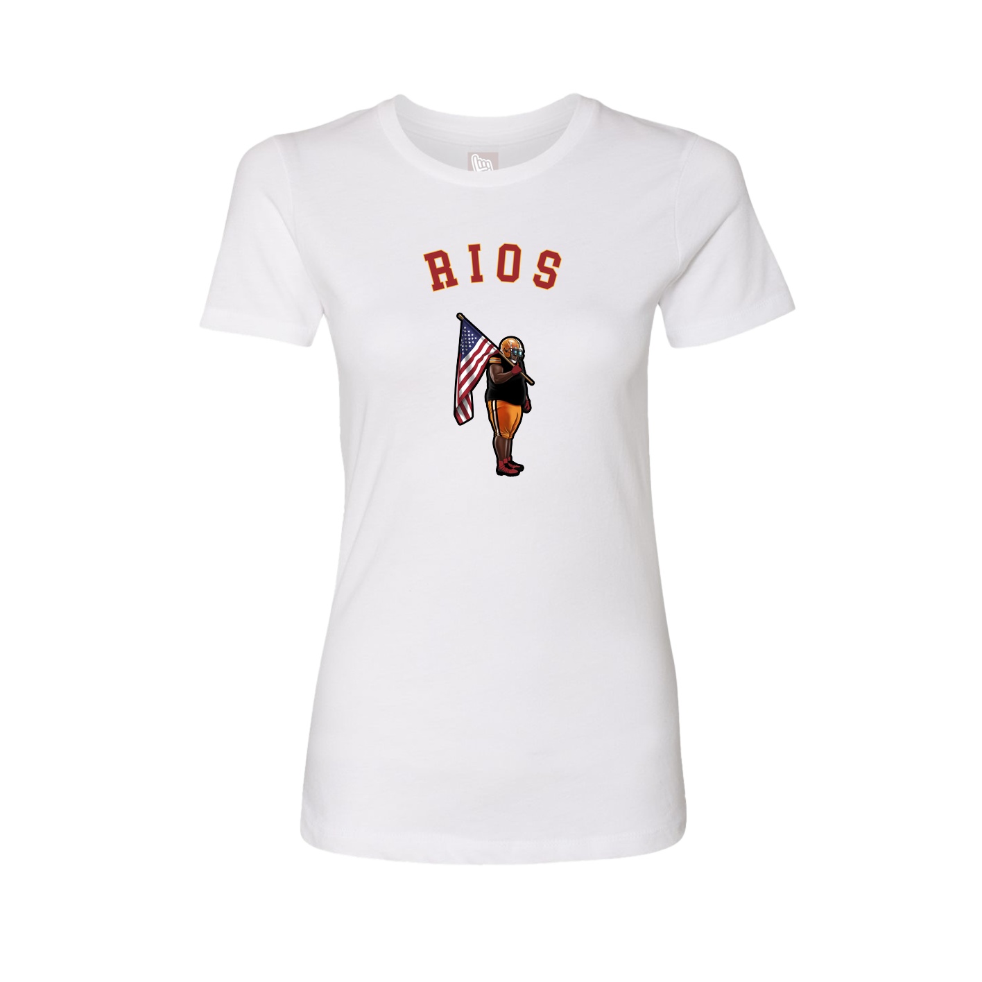 Womens Tee — Shirsey Arch in White