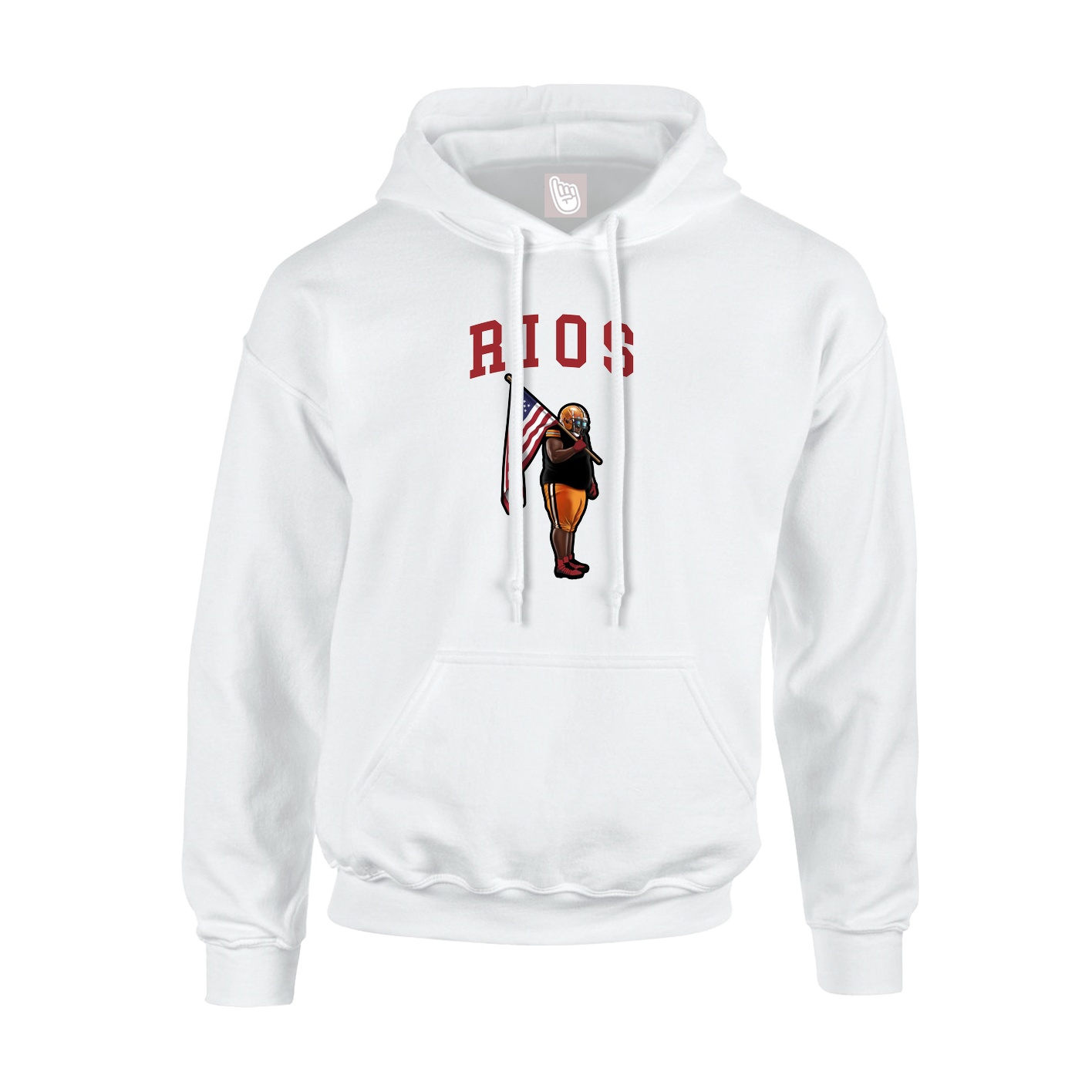 Youth Hoodie — Shirsey in White