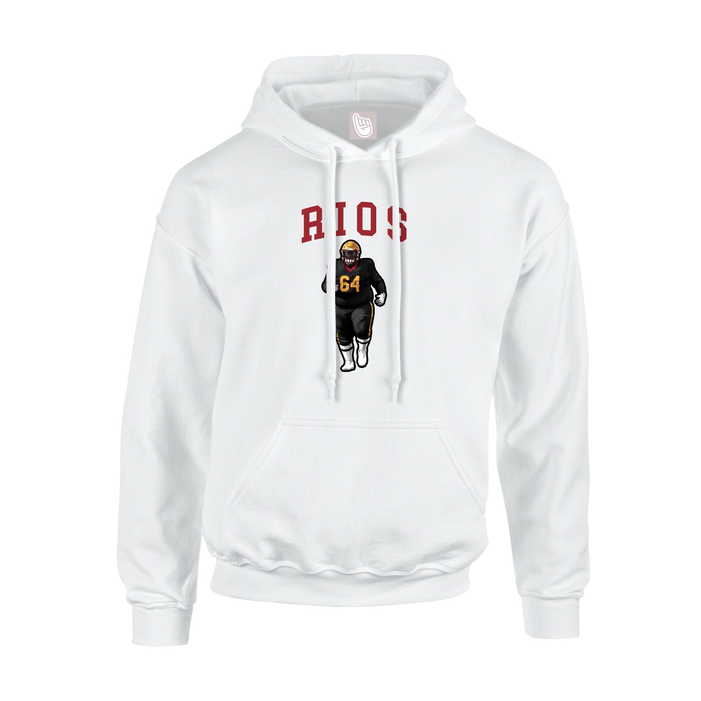 Youth Hoodie — Shirsey in White