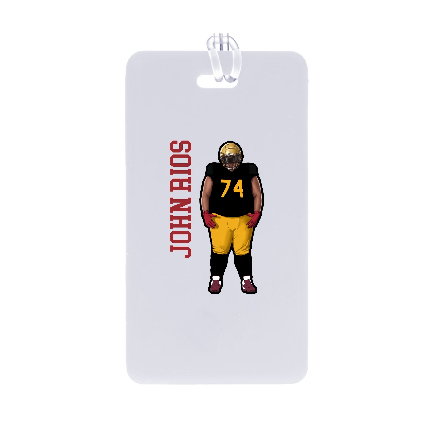 Bag Tag — Name Vertical in Classic