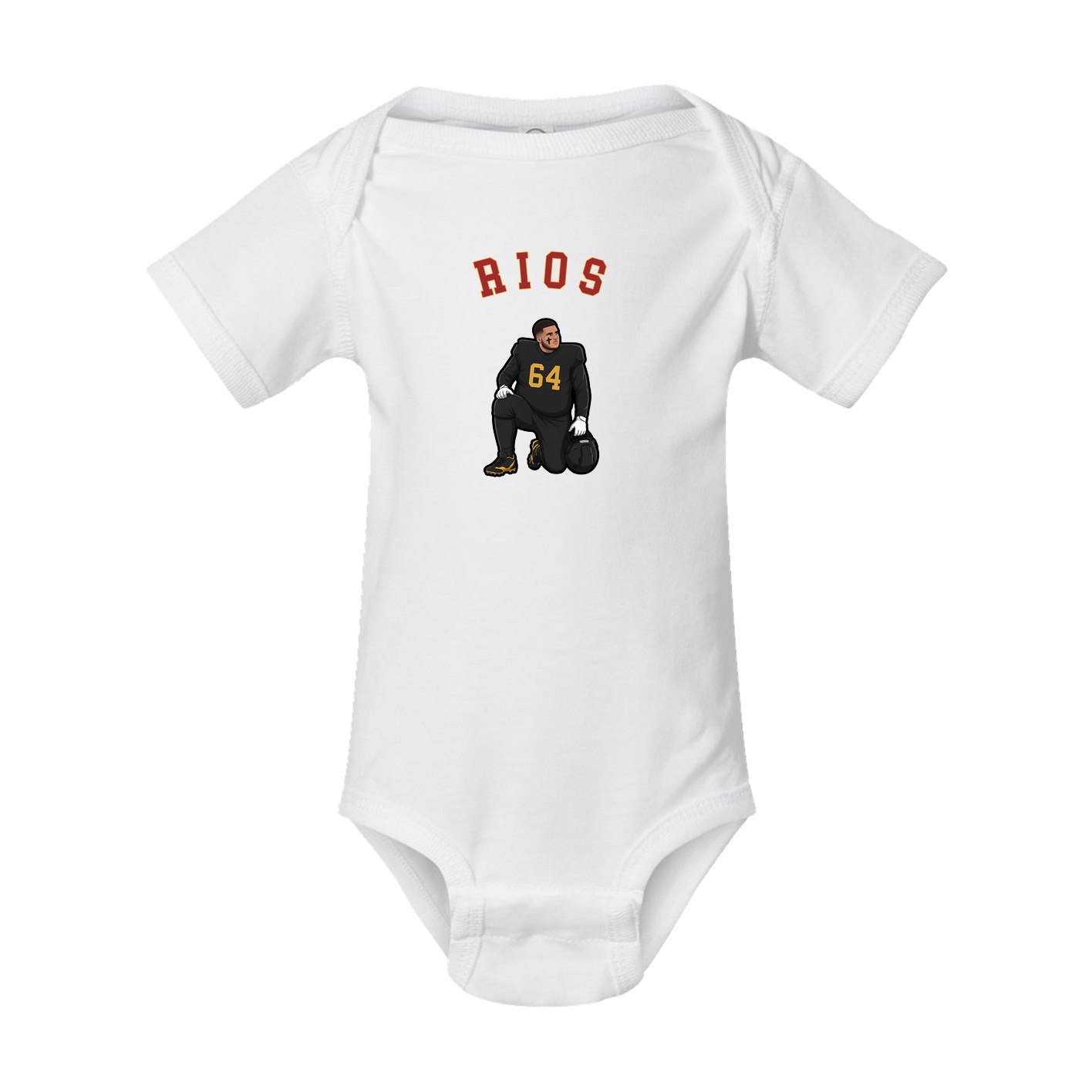 Baby Onesie — Shirsey Arch in White