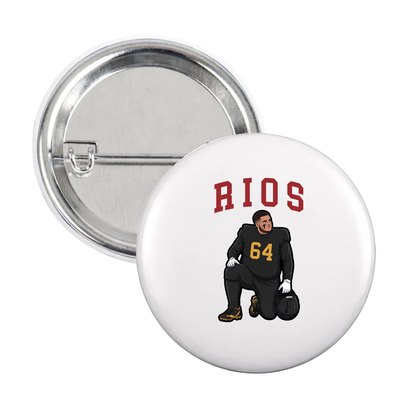 Game Day Button — Shirsey in White