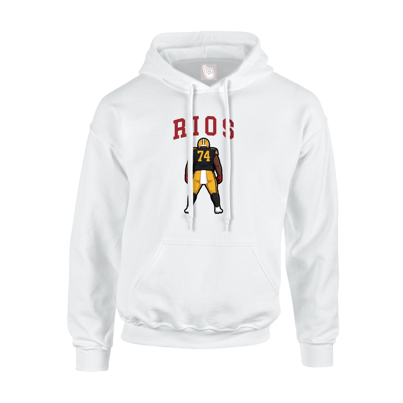 Hoodie — Shirsey in White