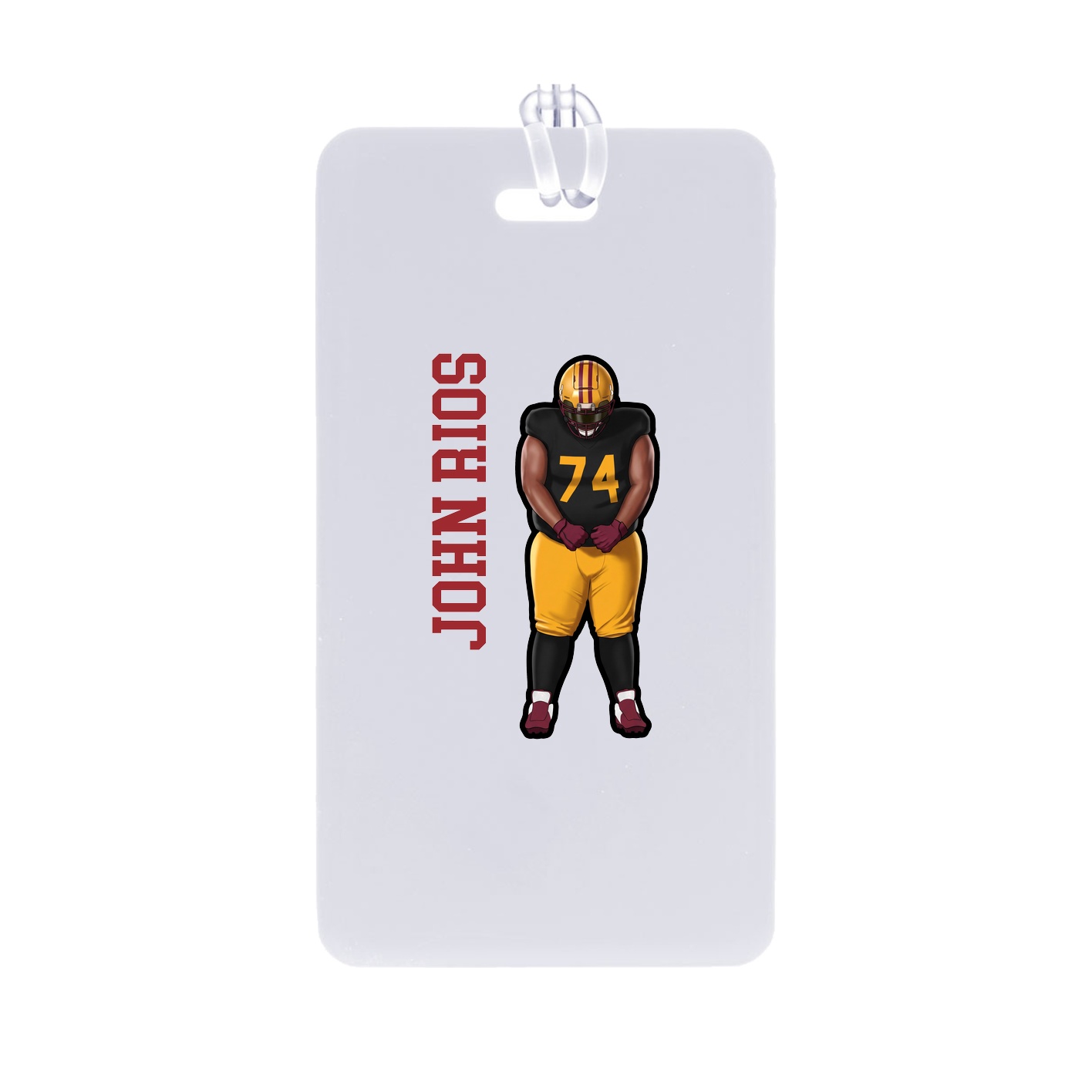 Bag Tag — Name Vertical in Classic
