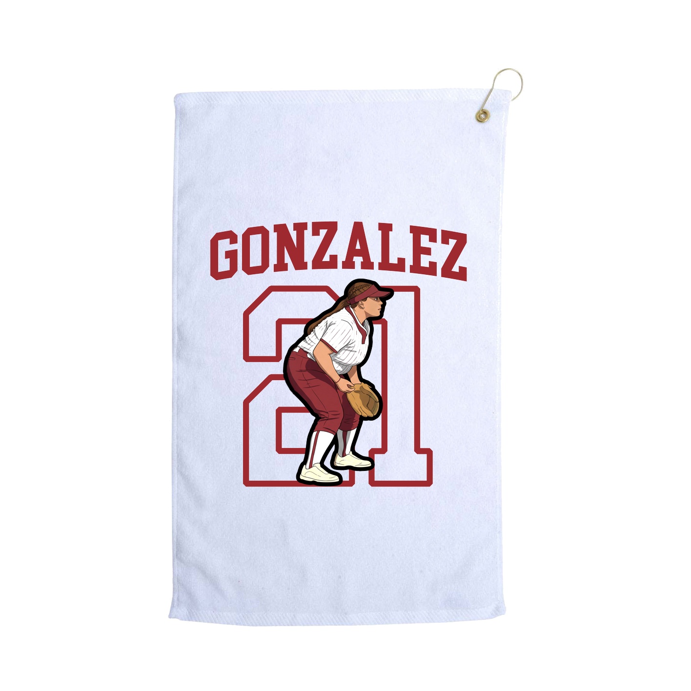 Golf Towel — Shirsey in White