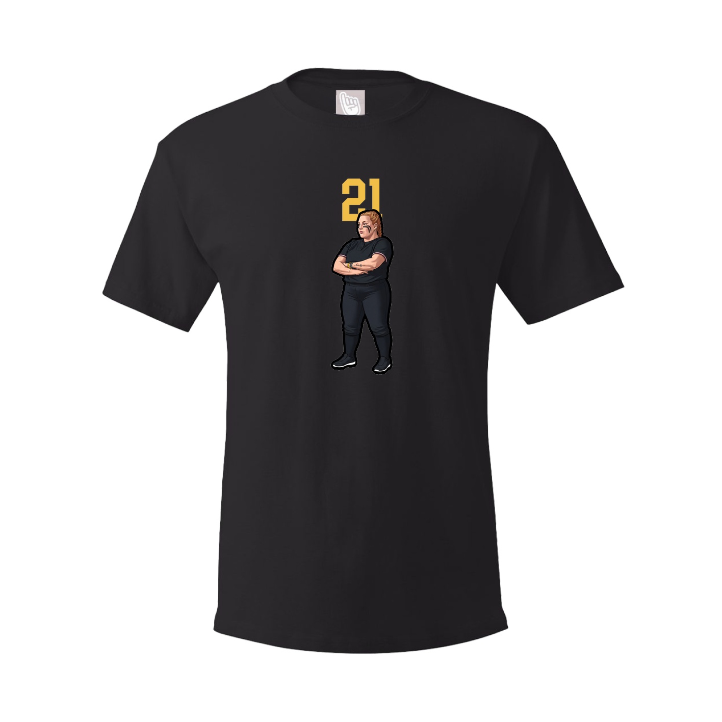 Tee — Number Top in Black