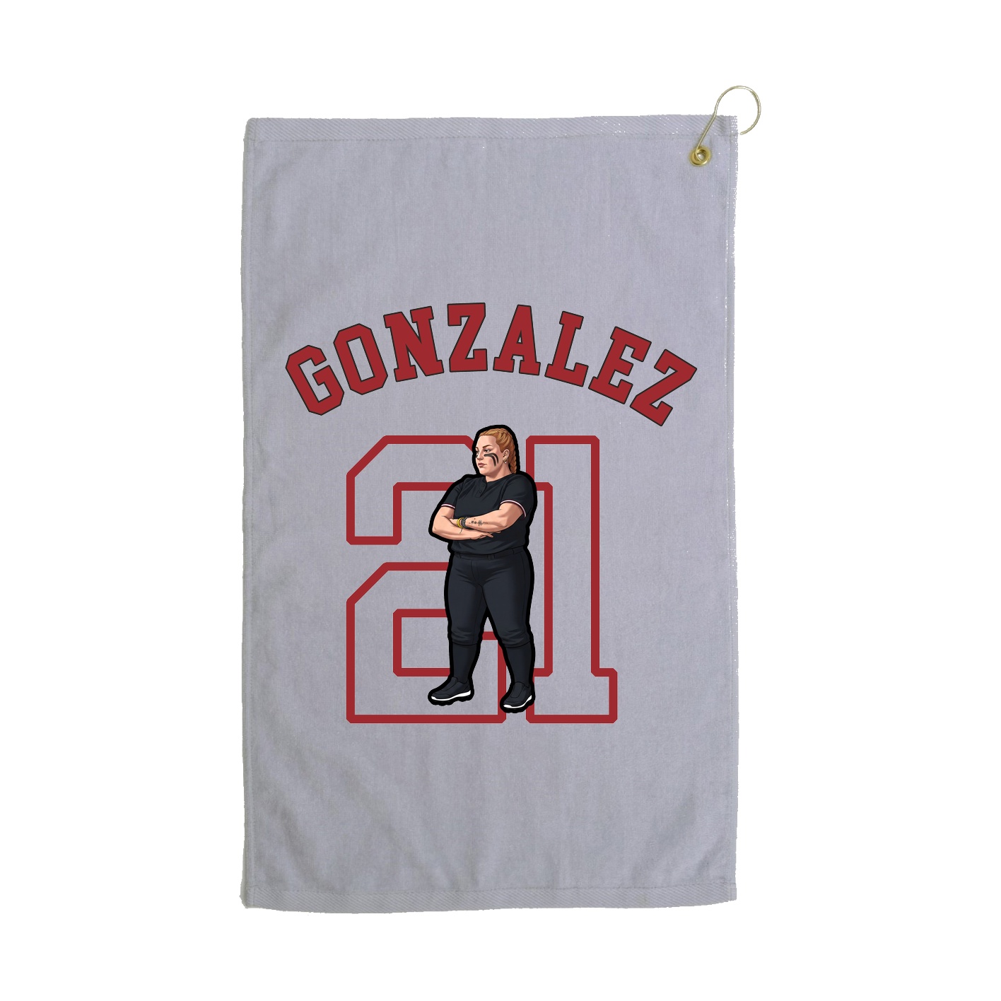 Golf Towel — Shirsey Arch in Grey