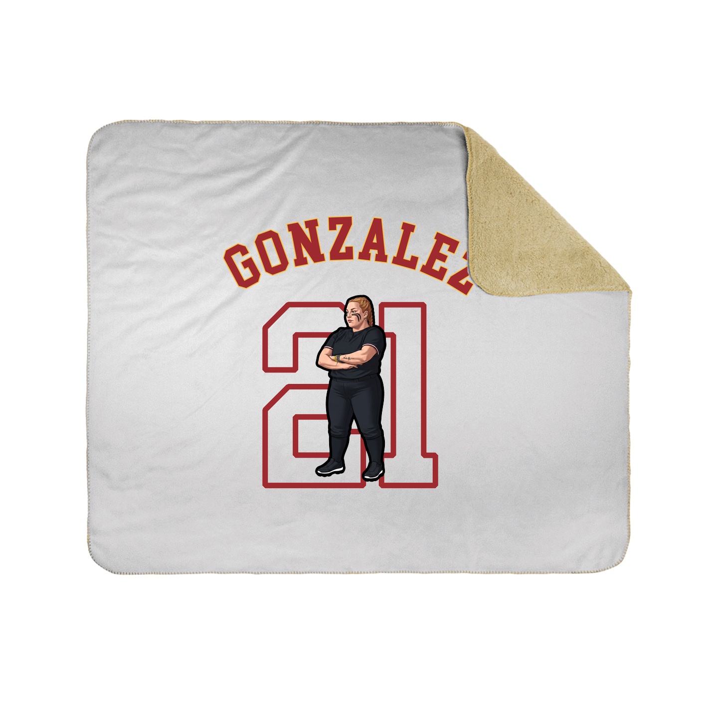 Throw Blanket — Shirsey Arch in White