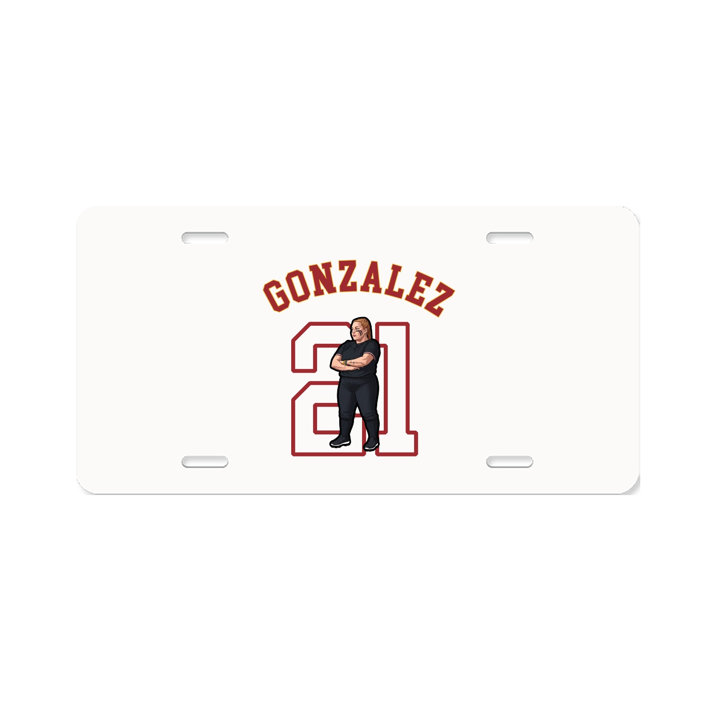 License Plate — Shirsey Arch in Classic