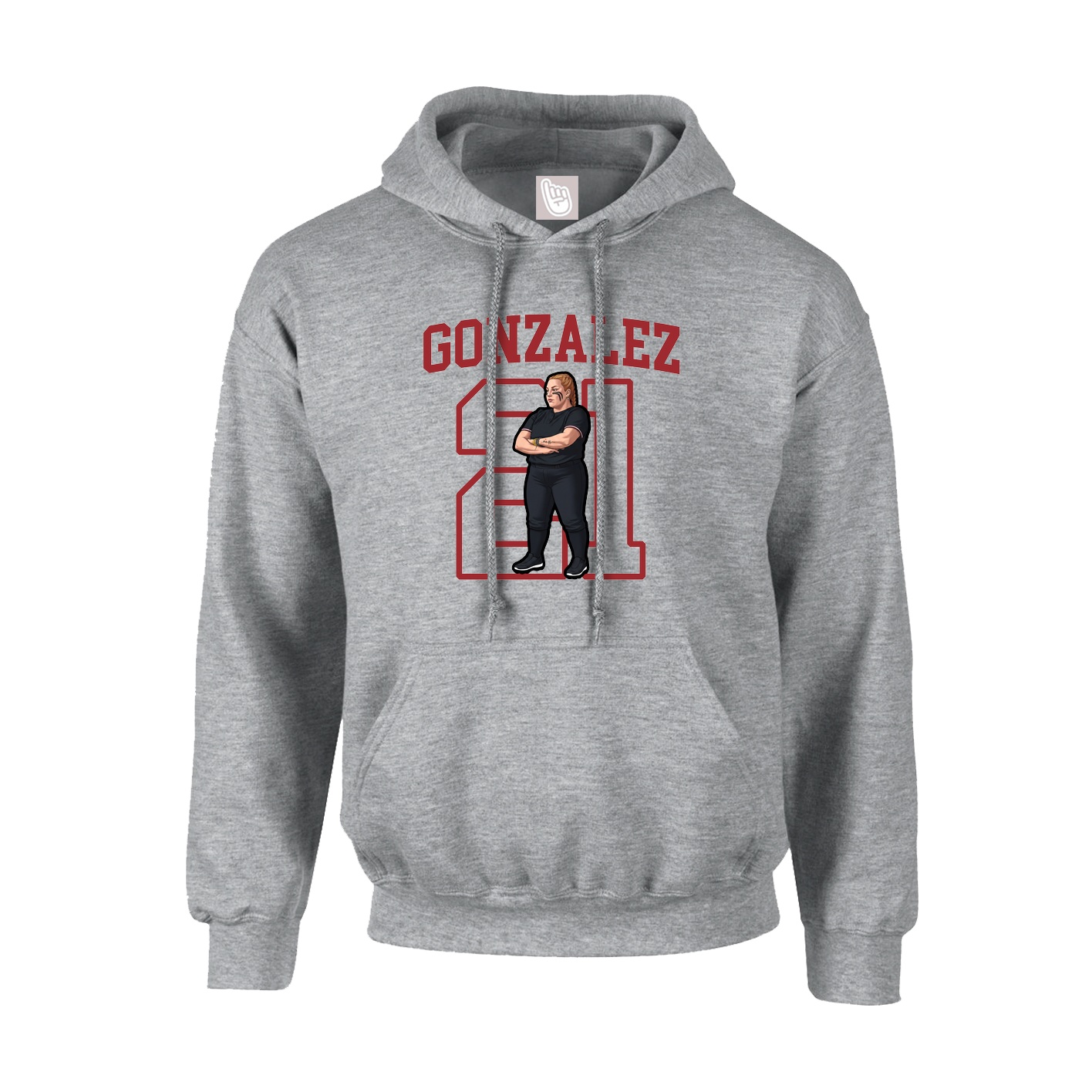 Hoodie — Shirsey in Grey
