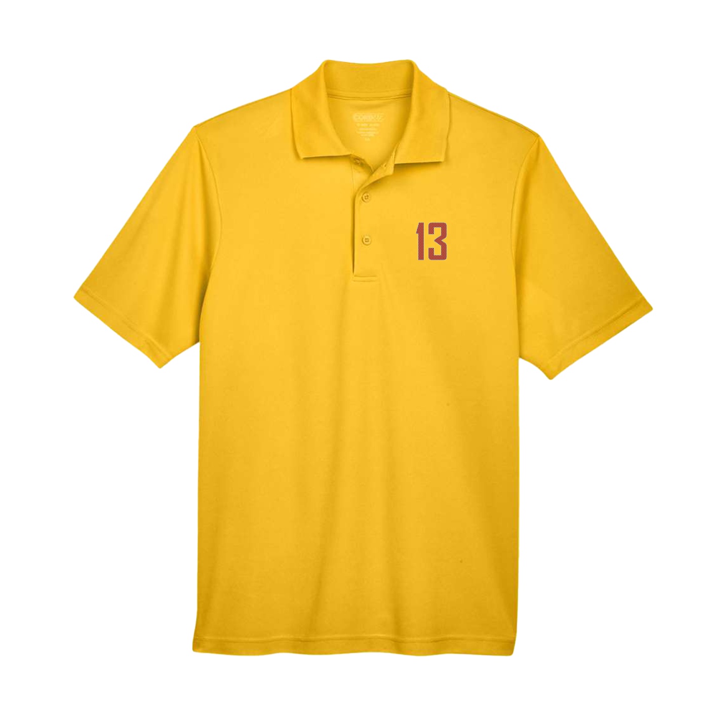 Performance Polo — Front Shirsy in Gold