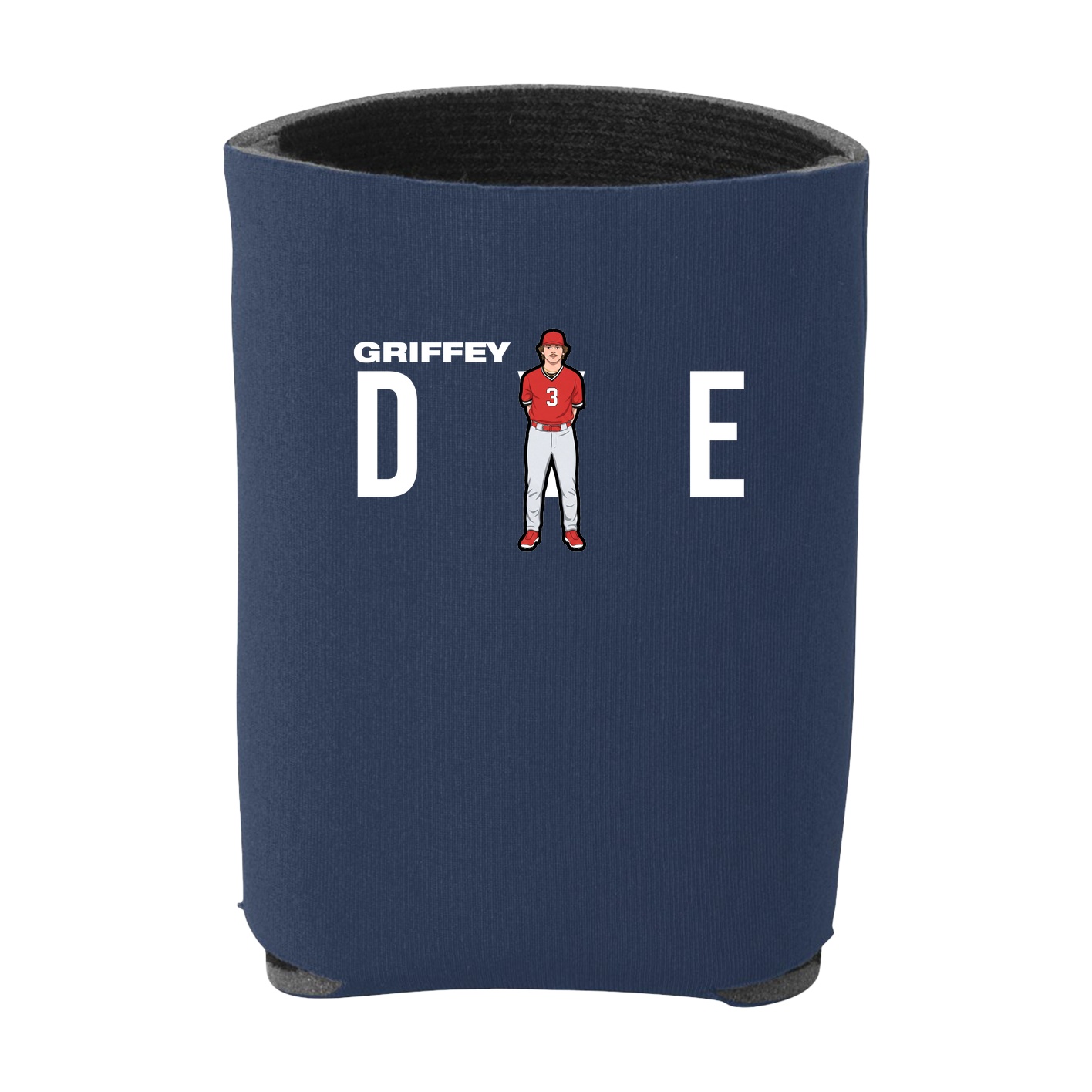 Can Holder — Player Name in Navy