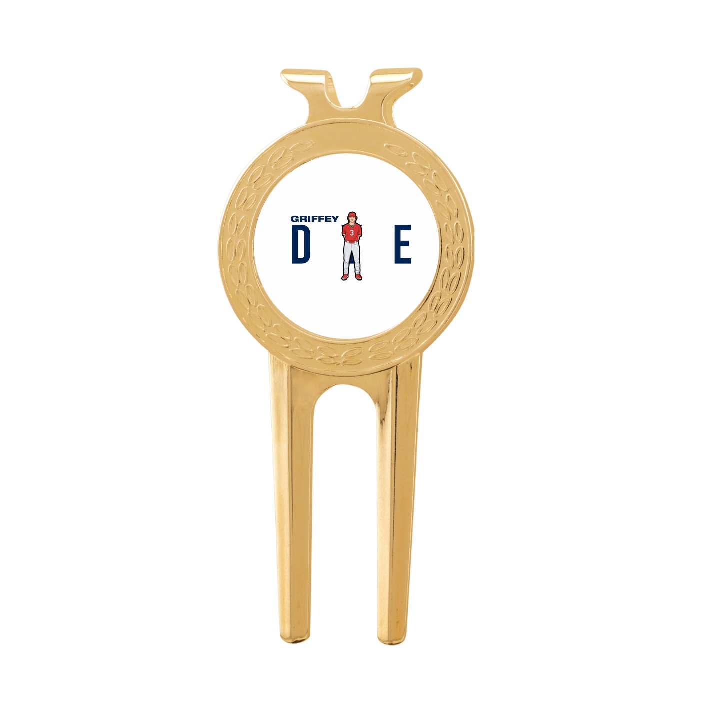 Divot Tool with Ball Marker — Player Name in Classic