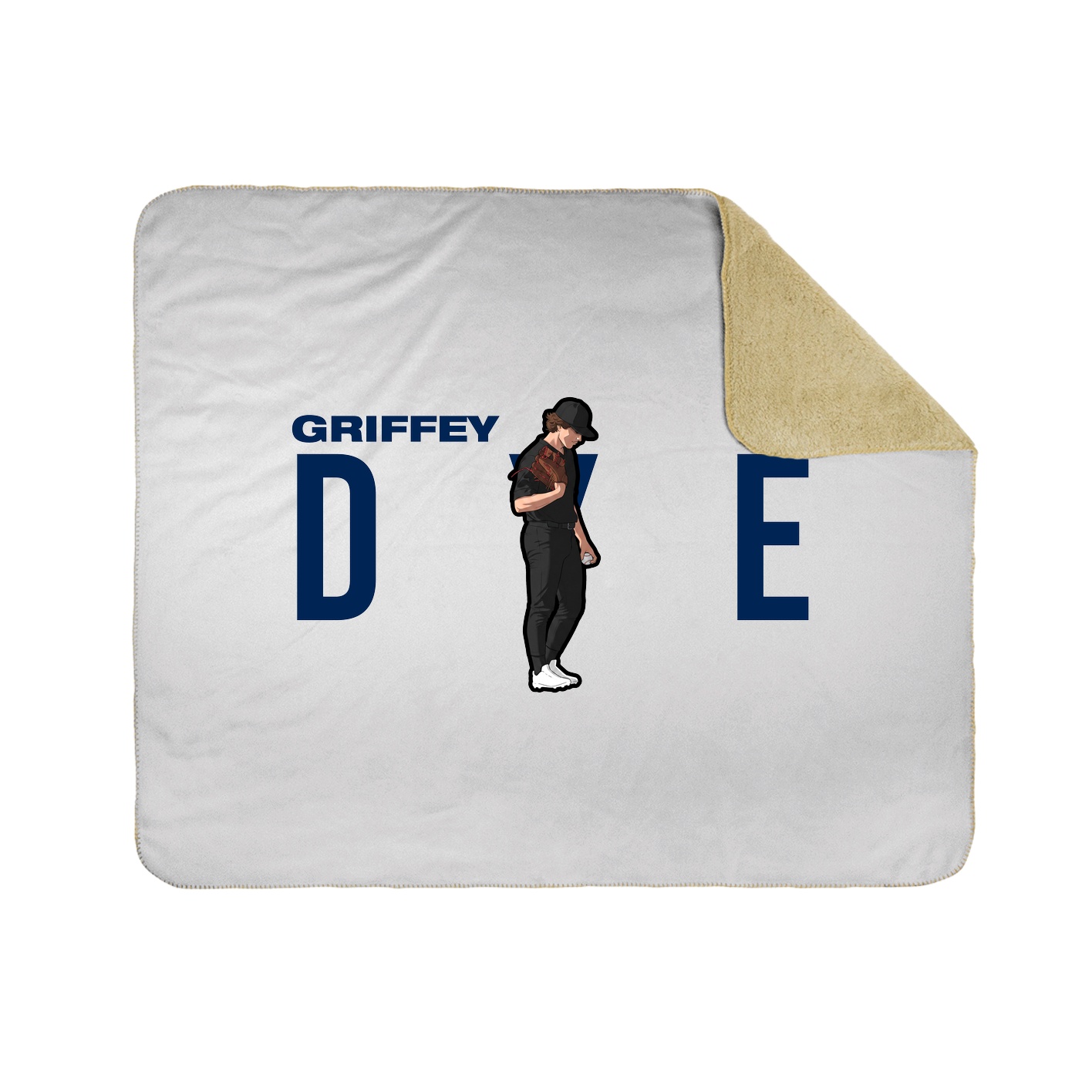 Throw Blanket — Player Name in White
