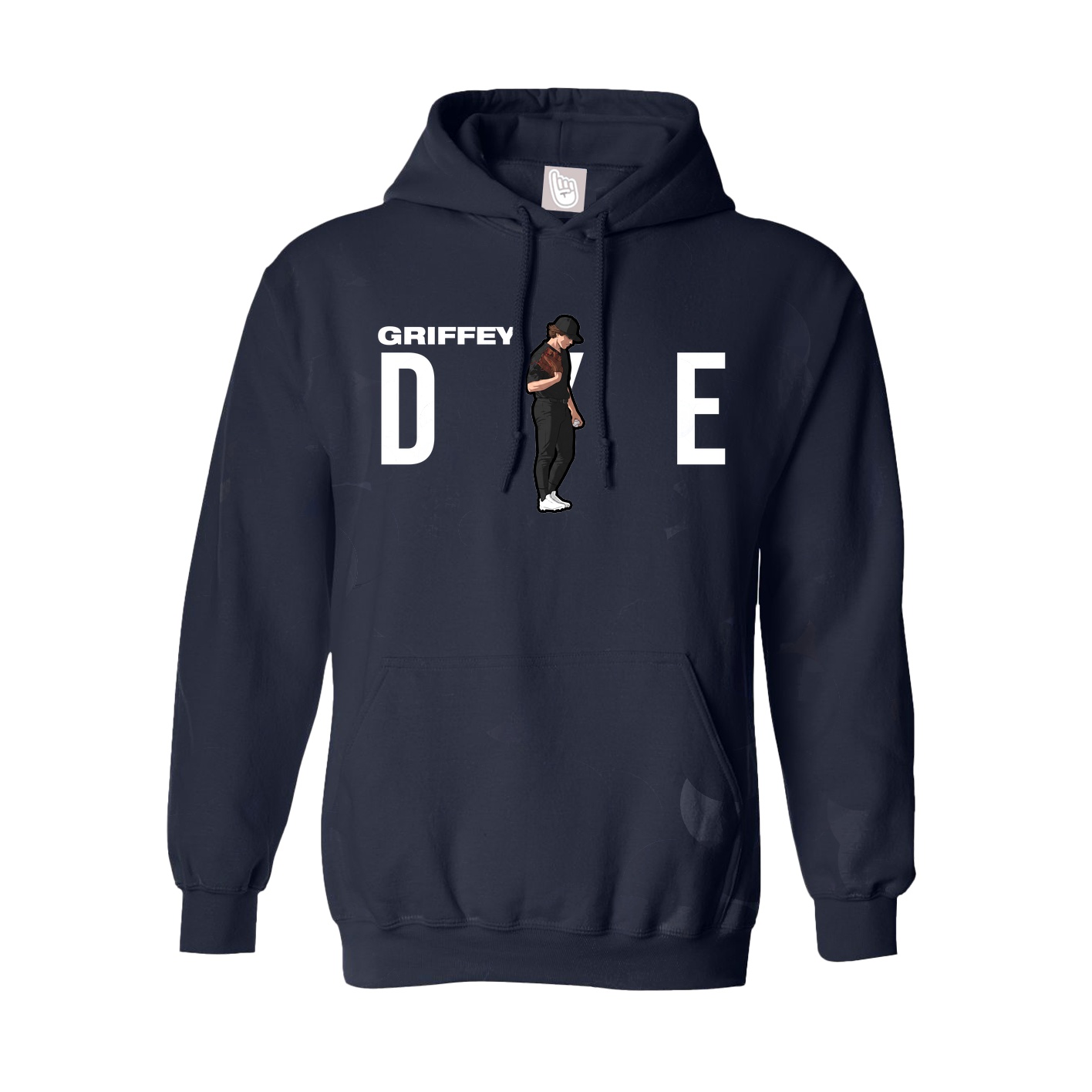 Hoodie — Player Name in Navy