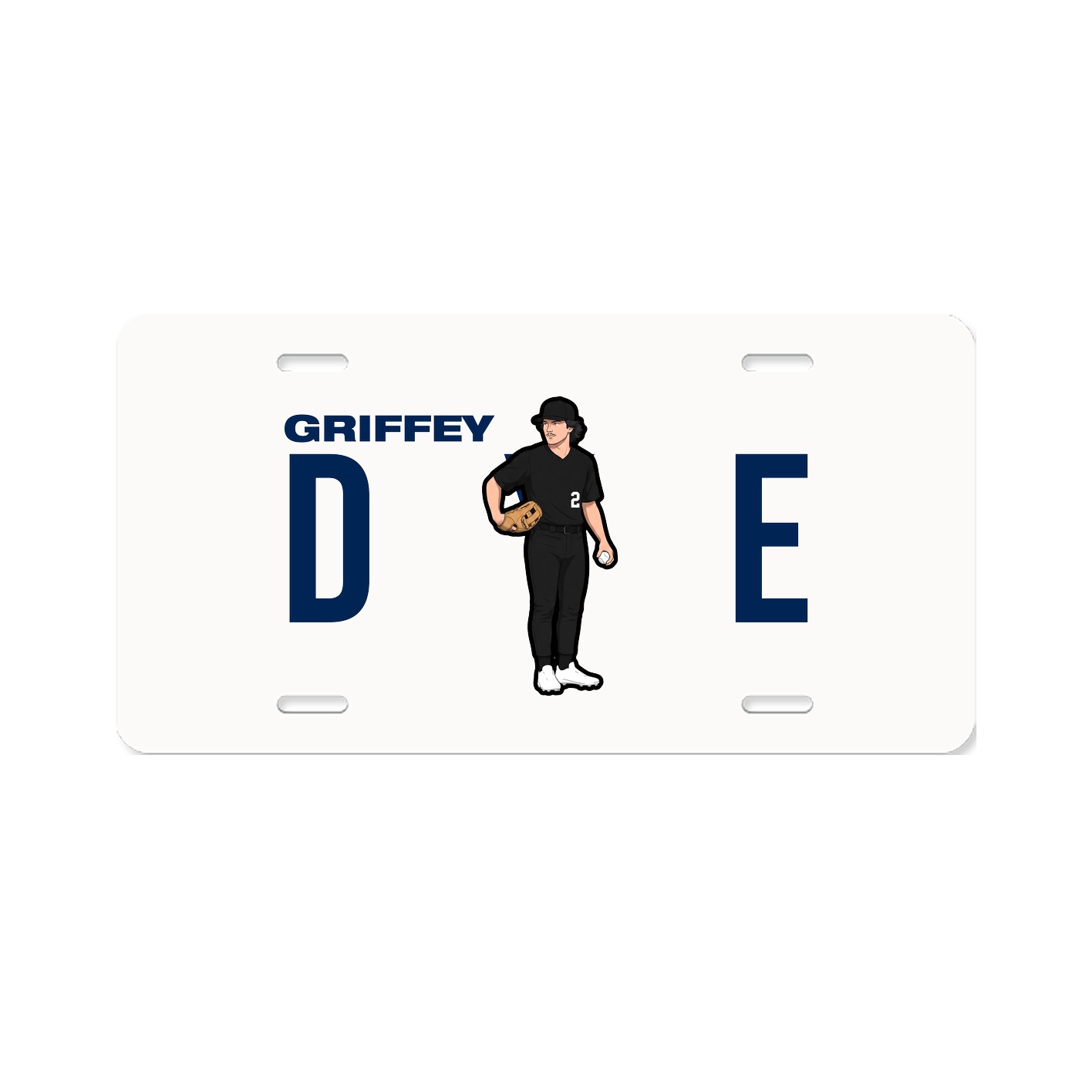 License Plate — Player Name in Classic