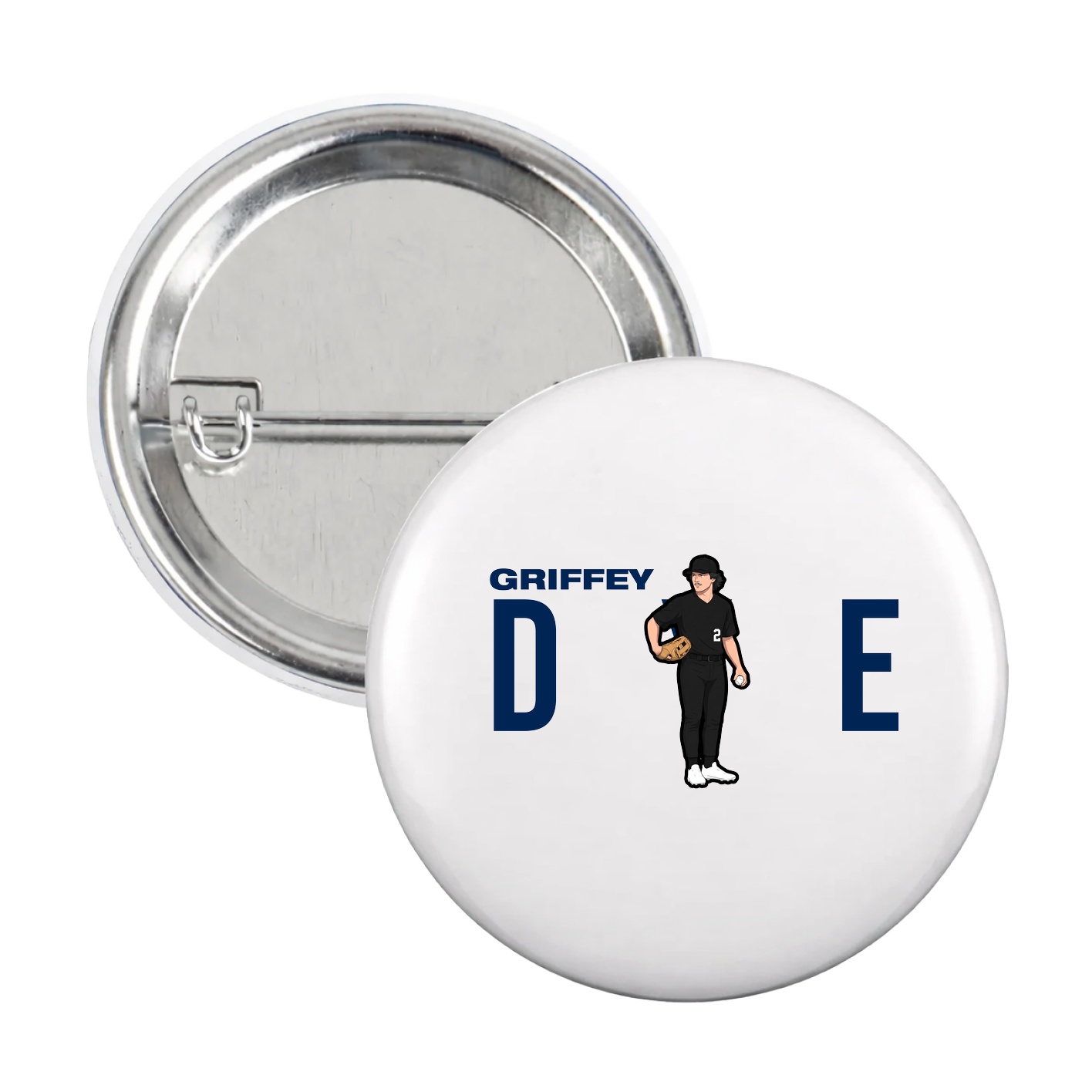 Game Day Button — Player Name in White
