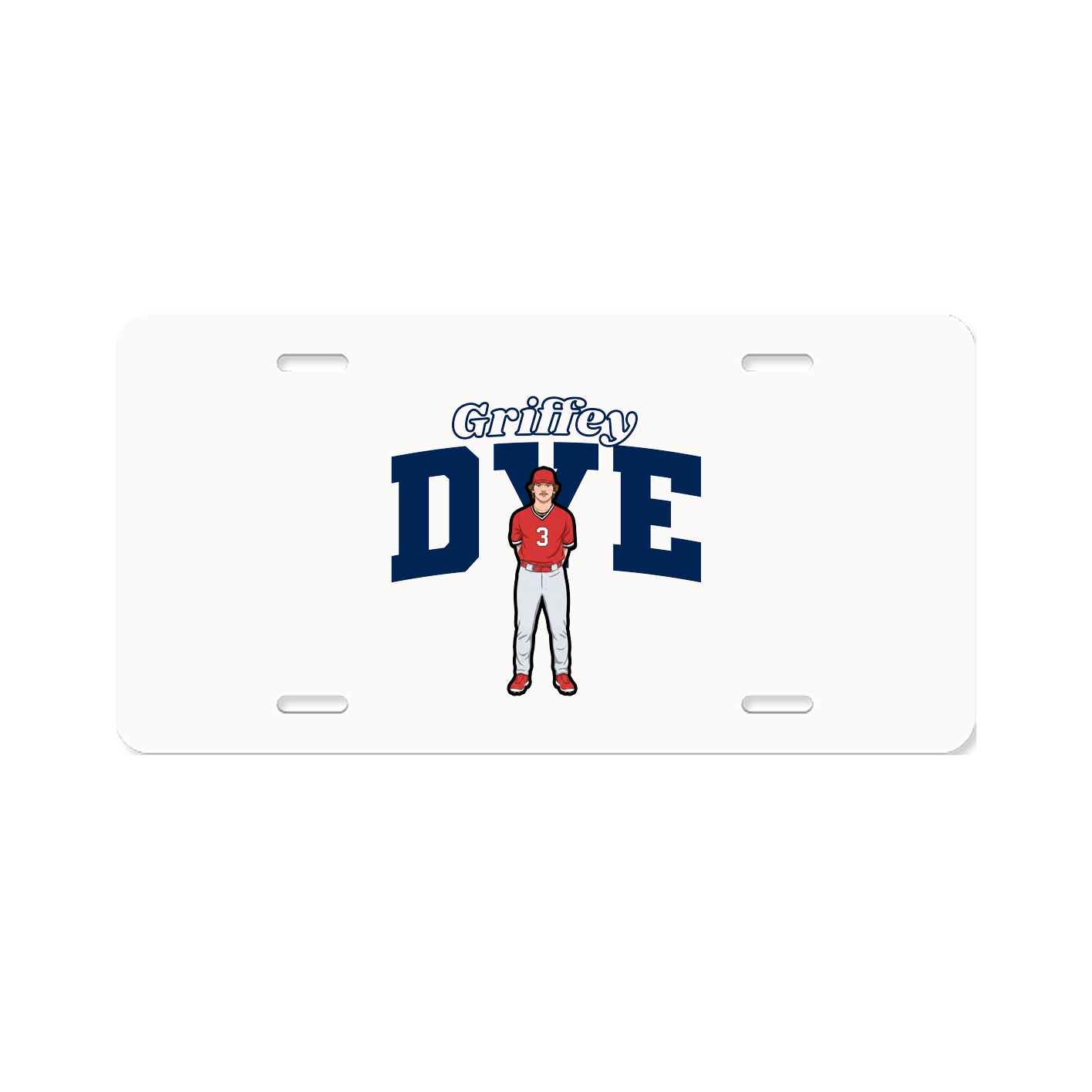 License Plate — Name Arch in Classic