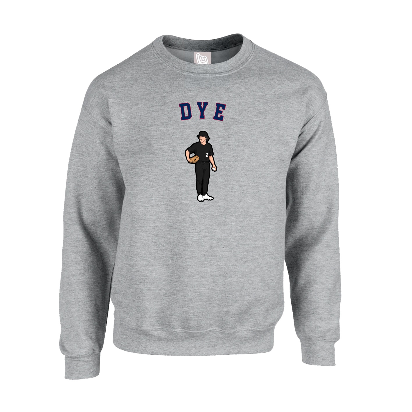 Fleece Crew — Shirsey Arch in Grey