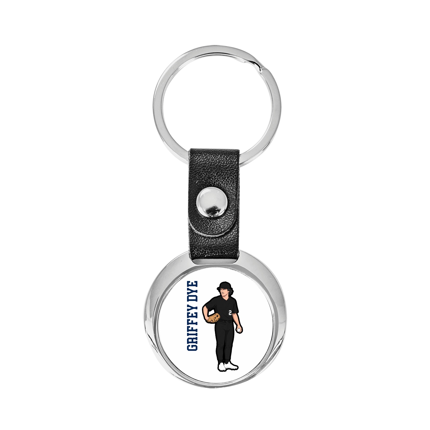 Key Chain — Name Vertical in Classic
