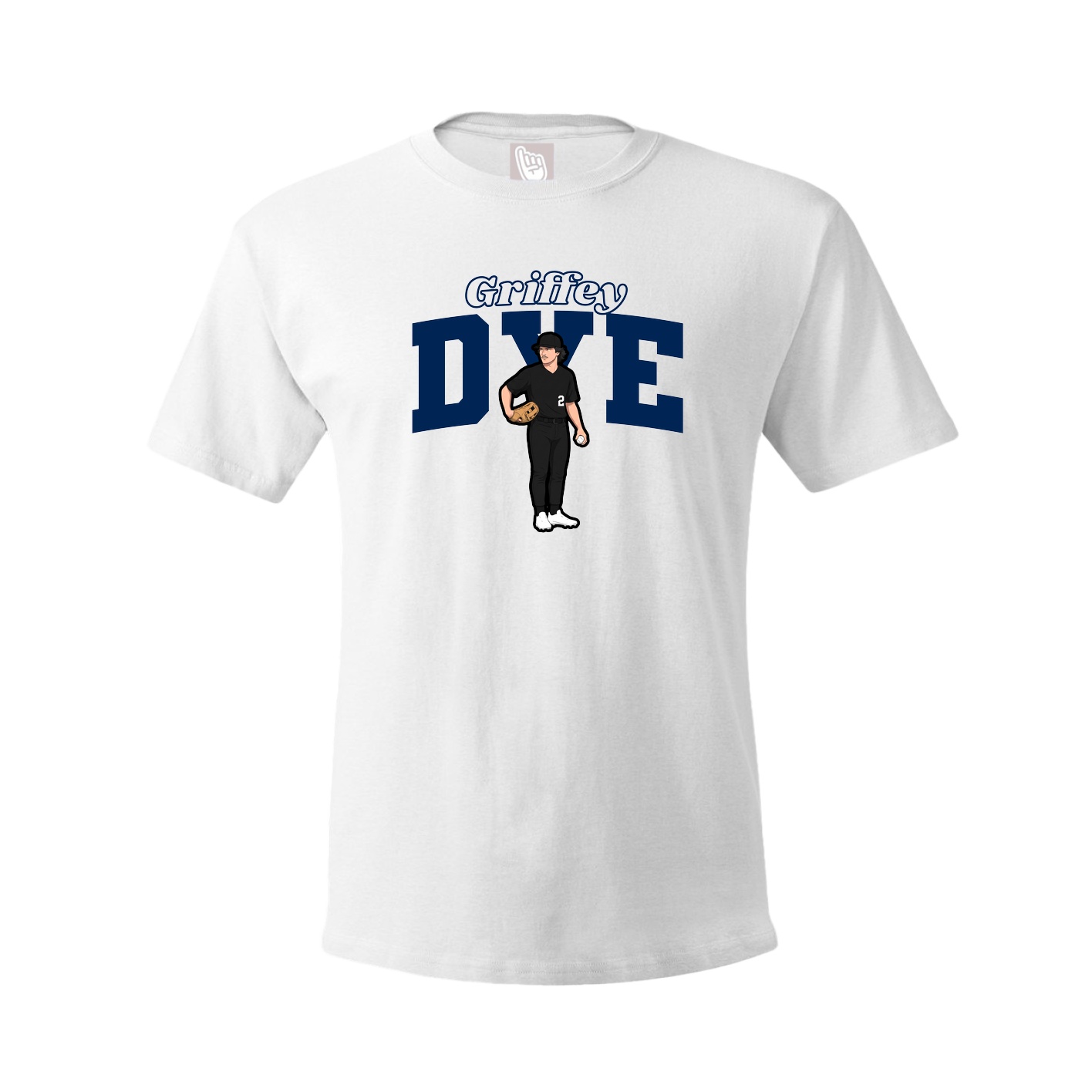 Tee — Name Arch in White