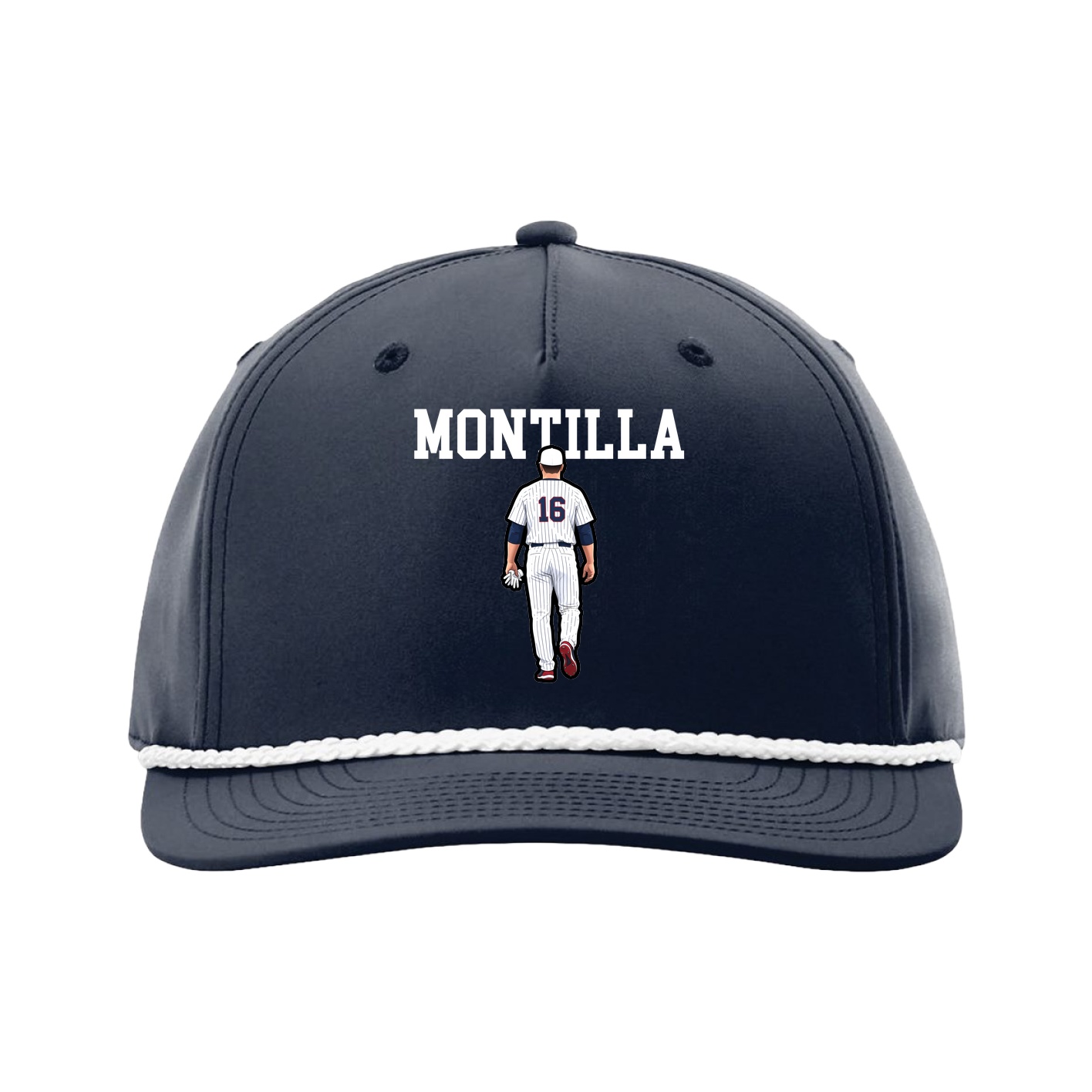 Five-Panel Classic Rope Cap — Shirsey in Navy