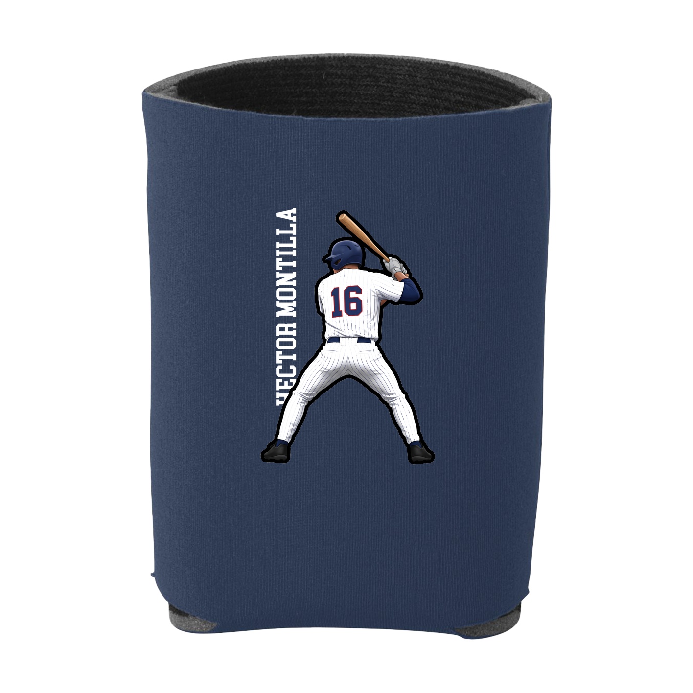 Can Holder — Name Vertical in Navy